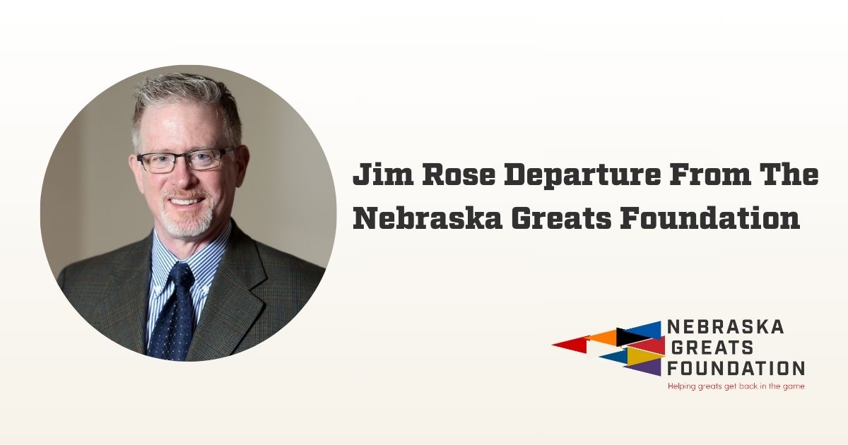 Nebraska Greats Foundation Executive Director Set to Leave